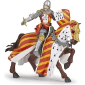 Papo 39800 Ridder in toernooi MEDIEVAL-FANTASY Beeldje, Veelkleurig