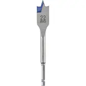 Irwin 10502814 Blue Groove 4X Mèche à bois plate 22 x 152 mm