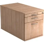 Hjh OFFICE PRO SIGNA TC20 BM - Rolcontainer Hout Walnoot met ophangsysteem Metalen handgreep