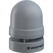 Werma Signaltechnik Sirene 160.700.75 Mini Sounder Dauer/Puls 24VAC/DC GY Pulstoon, Continu geluid 24 V 95 dB