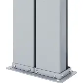 vidaXL Windscherm uittrekbaar 200x1000 cm rood