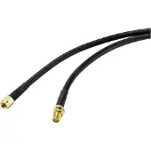 Speaka Professional Antennekabel Verlengkabel [1x RP-SMA Aansluiting (Antennekabel)