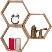 Emob Wandplank van walnoot | Woody Fashion | 61x58x9 cm