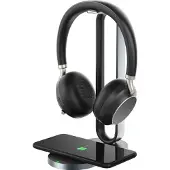 Yealink BH76 Headset Draadloos Hoofdband Oproepen/muziek USB Type-A Bluetooth Oplaadhouder Zwart