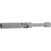Bgs Zündkerzen-Gelenkeinsatz Zwölfkant, extra lang Antrieb Innenvierkant 10 mm (3/8") SW 14 mm