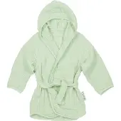 Meyco hydrofiele badjas soft green Groen Jongens/Meisjes Katoen Capuchon - maat 86/92