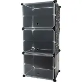 Northio Schoenenkasten, Modulair schoenenrek - 6 schappen (93 x 40 x 31 cm)