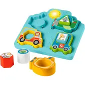 Fisher Price Shape And Sound Puzzle Vehicle Toy Geel Kinderen