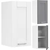 VCM Colura keuken bovenkastje 30 cm 1 deur wit.