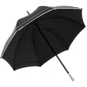 Doppler Kristallen Stick Paraplu 91 cm zwart