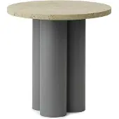 Normann Copenhagen Bijzettafel Dit Table Grey Travertine Light