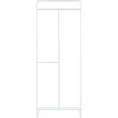En.casa Kledingrek Sandviken kapstok staal 166x63x48 cm wit []