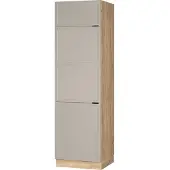 Vicco Fame-Line Koelkastkast – 60 cm GrijsBeige