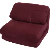 MCW Fauteuilbed -E68, slaapbank functionele fauteuil inklapbare fauteuil, stof/textiel ~ bordeaux