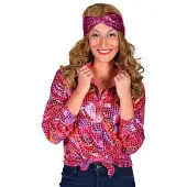 Coppens Dames disco blouse pink | Maat M |