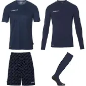 Uhlsport Progressive Keeperstenue Pack Kids Donkerblauw