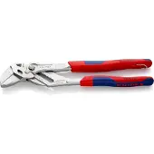 Knipex Sleuteltang | 250 mm Lengte | Tang en Schroefsleutel in Eén | Meer-Componentengrepen - 86 05 250 T BK