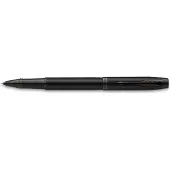 Parker IM Monochrome Stylo Roller, Noir Mat, Recharge noire pointe fine, Coffret cadeau