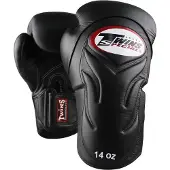 Twins BGVL 6 Bokshandschoenen – Echt Leer – Muay Thai & Kickboksen – Zwart – 16 oz