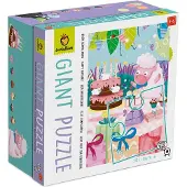Ludattica legpuzzel Giant Puzzle Happy Birthday 48 stukjes