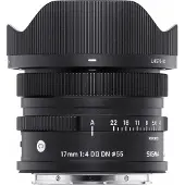 Sigma Hybride lens 17 mm f/4 DG DN Contemporary Zwart voor L-vatting