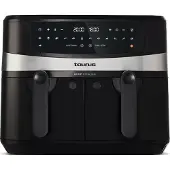 Taurus Air Fry Digital Duo, dubbele heteluchtfriteuse, 9 liter, 2200 watt, zwart