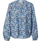 s.Oliver Blouse beige / hemelsblauw / pastelblauw / donkerblauw