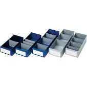 LA-KA-PE Stellingbak | L300xB160xH100/112mm | grijs PK | 15 stuks - MB 300-160 GRAU MB 300-160 GRAU