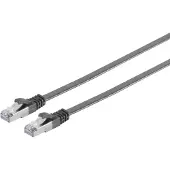 Shiverpeaks UFTP CAT7 platte netwerkkabel | PVC | zwart | 2 meter