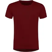 Rogelli Promo Hardloopshirt Heren - Korte Mouwen - Bordeaux - 3XL
