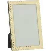 J-Line Fotokader gehamered boord 13x18 metaal goud medium