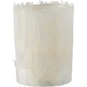 J-Line T-lichthouder veren glas creme large