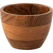 J-Line Kom kota acacia hout donker naturel medium