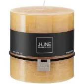J-Line Cilinderkaars oker -64u