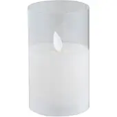 Jline Ledlamp blinkend glas transparant small