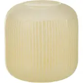 J-Line Vaas strepen glas licht geel small