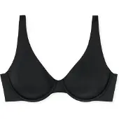 Schiesser Beugelbeha medium ondersteuning zwart - Unique Micro Dames Beha - zwart
