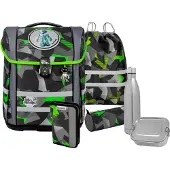 MCNEILL Perfecto Schooltas set 5-delig grijs