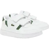 Lacoste T-Clip Set 224 sneakers wit/donkergroen Jongens/Meisjes Imitatieleer - maat 24