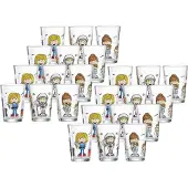 Ritzenhoff & Breker Kindergläser Berufe Mädchen 205 ml Set van 24