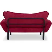 Hannah Home | Comfortabel en stijlvol ontwerp | Metalen frame | Maroon
