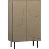 Woood Cadiz Opbergkast - Grenen - Mud - 135x85x40