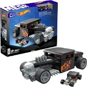 Mega Hot Wheels Building Block Toy Car Bone Shaker Construction Game Zilver