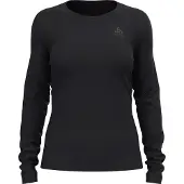 Odlo - Women's BL Top Crew Neck L/S Active F-Dry Light - Synthetisch ondergoed XL, zwart