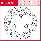 TRW Remschijf MST261RAC, 1 Stuk