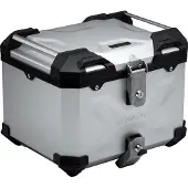 SW-Motech TRAX ADV topkoffer - Aluminium. 38 l. Zilver.