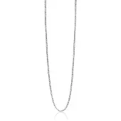 Zinzi 42cm zilveren gourmet ketting ZILC-G42