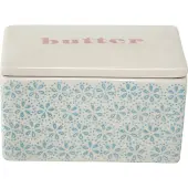Bloomingville Botervloot aardewerk blauw Patrizia
