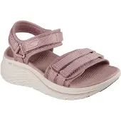 SKECHERS Dames Max Cushioning Elite 2.0 Sandalen Jessie roze (39), 3 tot 5 cm, Klittenband, Casual 141617