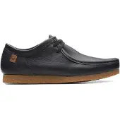 Clarks Shacre II Run Zwarte Leren Schoenen